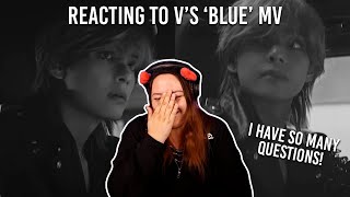 V 'Blue' Official MV | REACTION #taehyung #layover #blue #reaction #bts