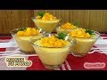 MOUSSE DE MANGO CON SOLO 4 INGREDIENTES y queda mundial de bueno