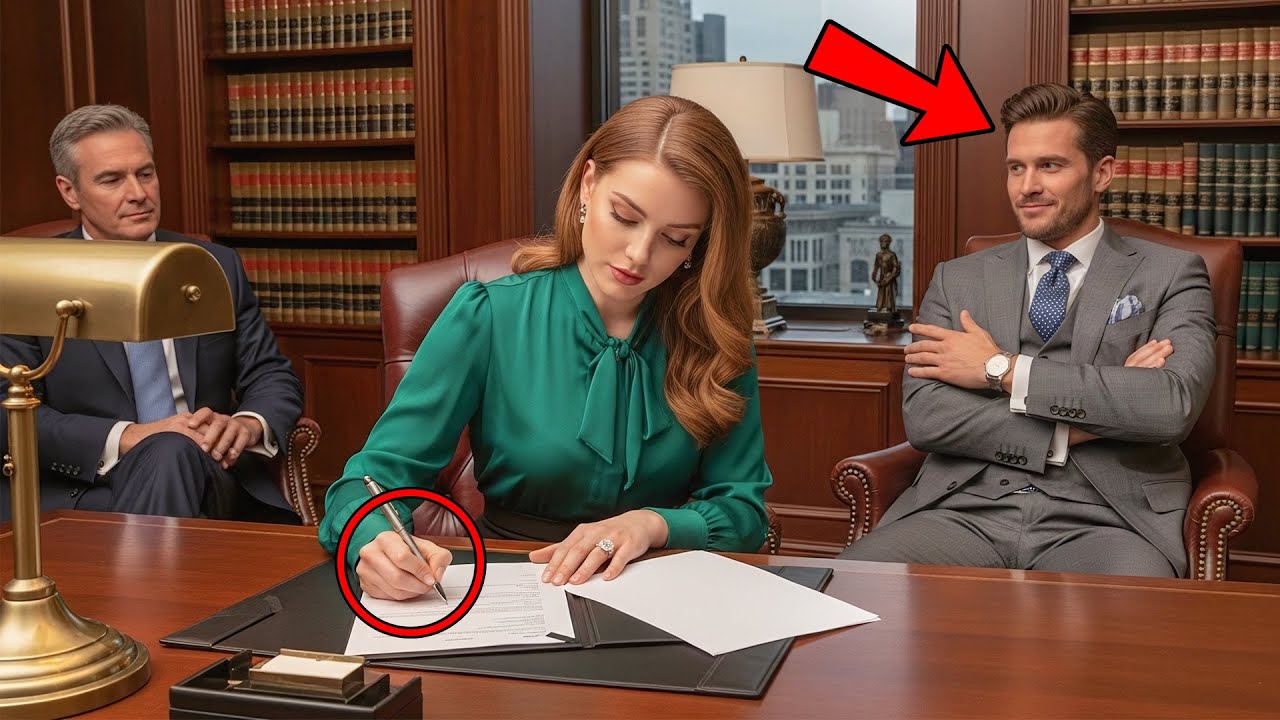 She Quietly Signed the Divorce Papers—No One Knew Her Billionaire Mother Was Watching From the Back