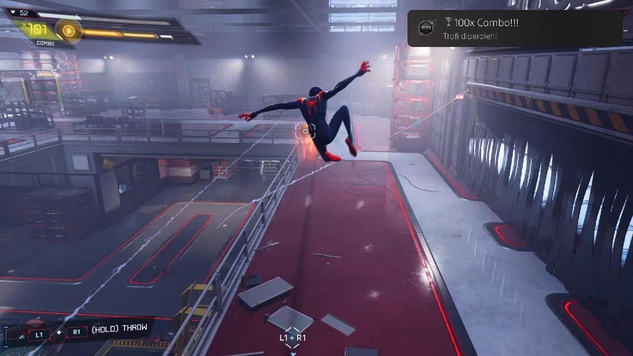100x Combo!!! | Marvel's Spider-Man: Miles Morales | PlayStation Trophy 🏆