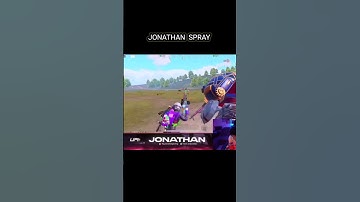 JONATHAN GAMING HACKER LIKE RUNNING CAR SPRAY 1V4 CLUTCH!😱HACKER OR WOTT😱!#jonathangaming #shorts