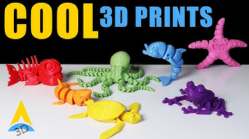 7 Cool Articulated Ocean Animals to 3D Print | Anycubic Kobra Max