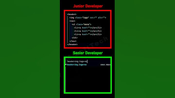 Junior Vs Senior Developer #programming #html #javascript #webdevelopment #html5 #webdesign  #css3