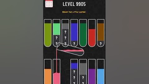 Water sort puzzle level 9905