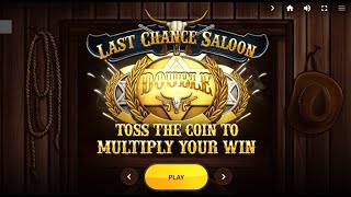 Last Chance Saloon slot Red Tiger - Gameplay