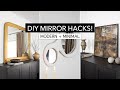 High End DIY Mirrors  (making upscale-inspired wall mirror dupes)