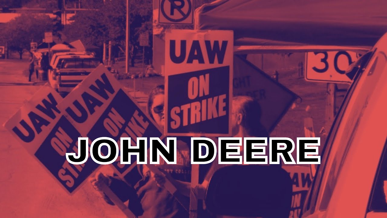 The John Deere Strike From The Picket Lines in Iowa and Illinois YouTube
