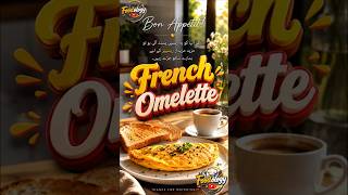 👉 Perfect French Omelette in 60 Seconds 🍳 | #Shorts #food #desifood #dessert
