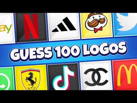 Guess the Logo in 5 Seconds | 100 Famous Logos | Logo Quiz 2023