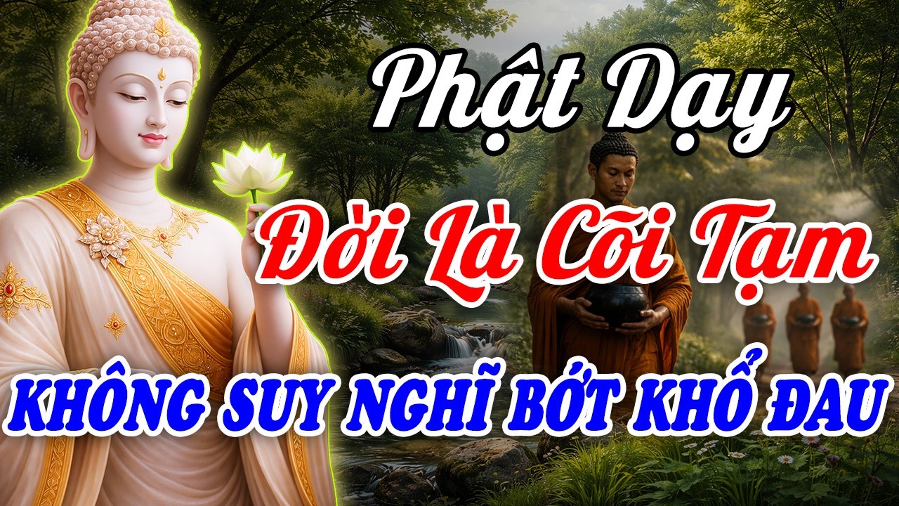 Lời Phật Dạy: Không Suy Nghĩ Bớt Khổ Đau | Cách Giữ Tâm Thanh Tịnh An Lạc