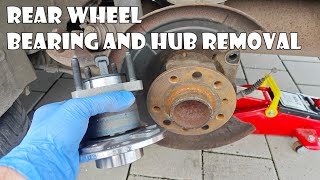 Rear Wheel Bearing and Hub Removal - Astra H