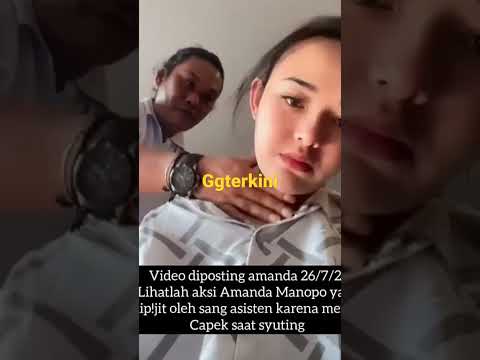 WOW AMANDA MANOPO LAGI DI URUT GAK SENGAJA KLEIHATAN #shorts