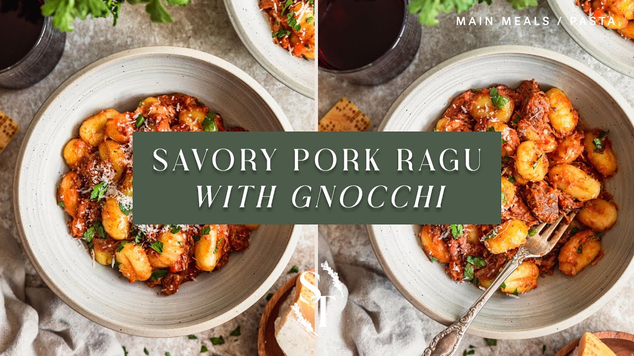 Savory Pork Ragu with Gnocchi