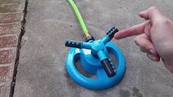 KMASHI Garden Sprinkler Three Arm Water Sprinkler