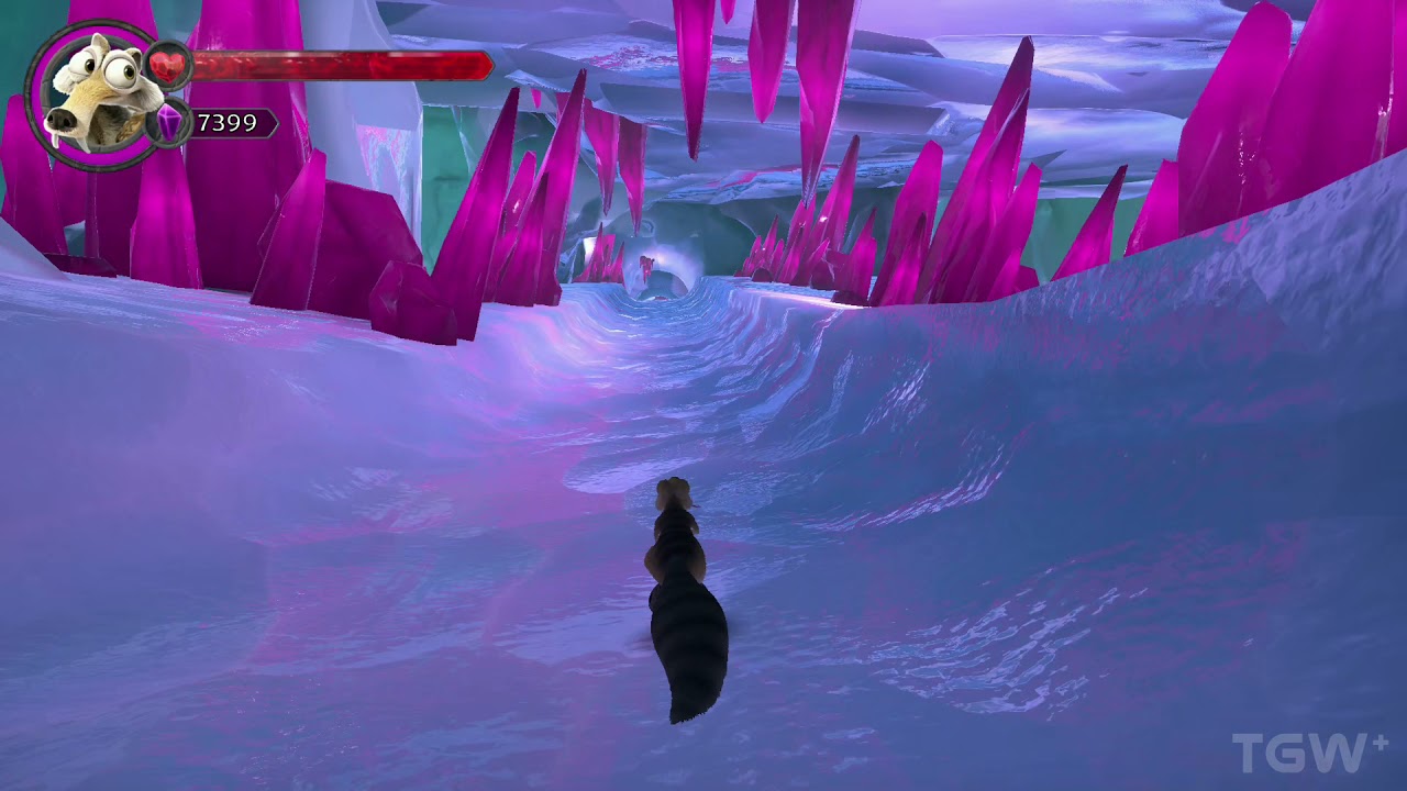 Ice Age Scrat's Nutty Adventure - Walkthrough 18 - The Shivering Slalom