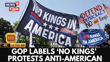 KIJK: Republikeinen veroordelen protesten tegen ‘No Kings’, beschuldigen activisten van anti-Amer...