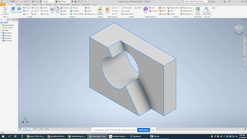Creating a Fillet in Inventor 2020