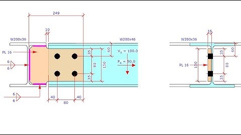 AISC Steel Connection Design Software - Shear Tab Beam to Girder Shear Connection