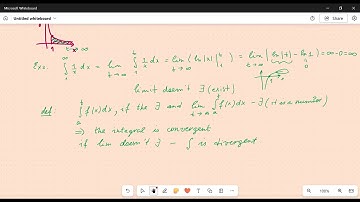 section 7.8 Improper integrals (part 1).