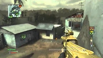 MW3 WII: 60-9 GOLD P90 MOAB (MW3 Gameplay/Commentary)