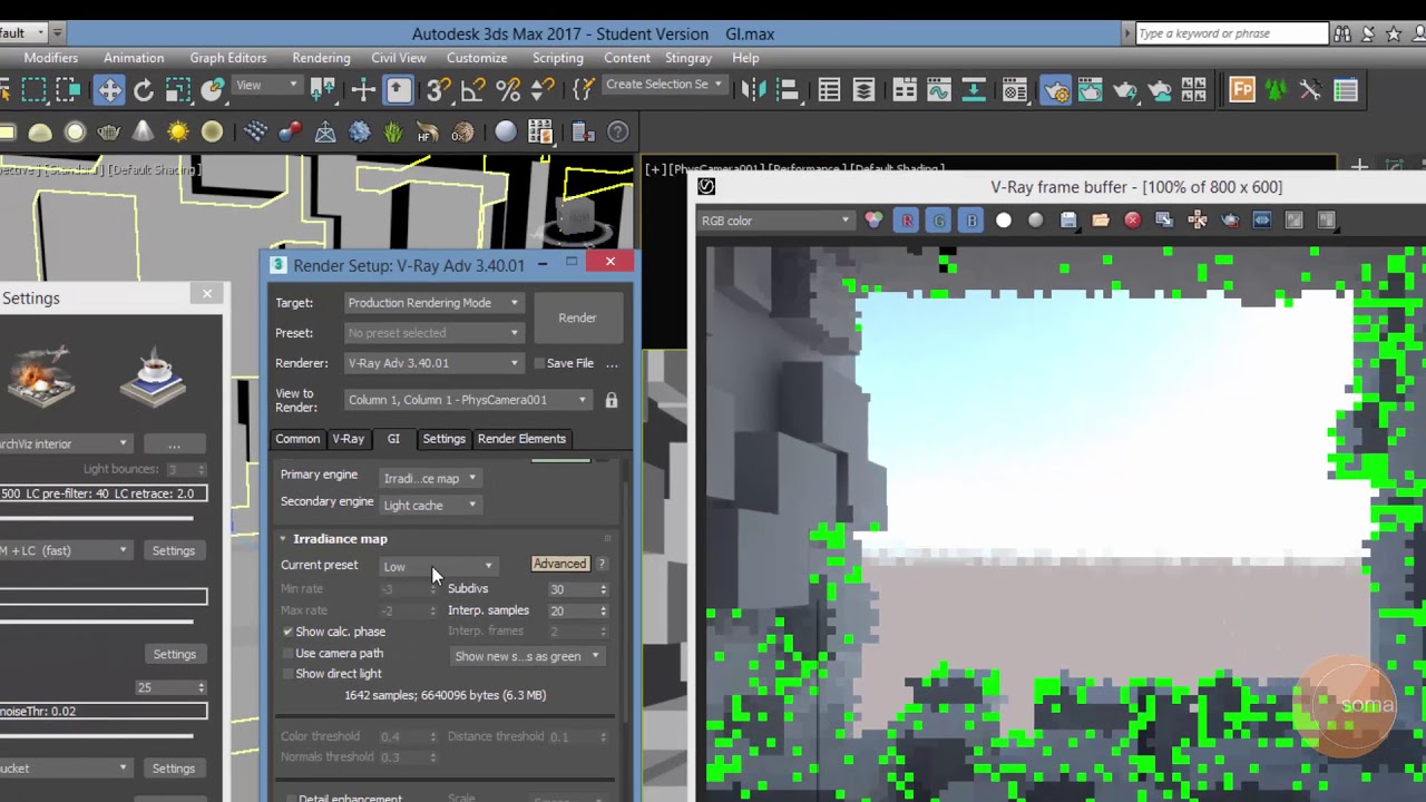 Global llumination VRay parte 2 - YouTube