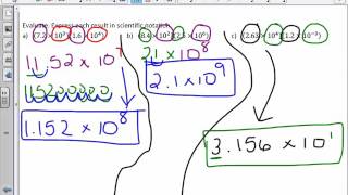 8th Grade 1-7: Compute with Scientific Notation