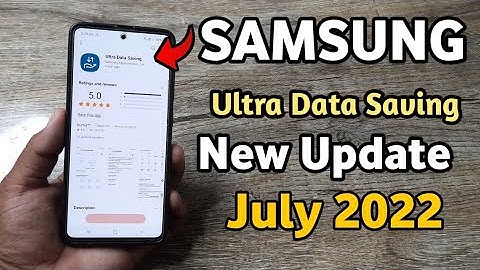 Samsung Ultra Data Saving : New Update | A50 A50S A51 A52 A52S A71 A31 A21S M21 M31 M31S M51 F62