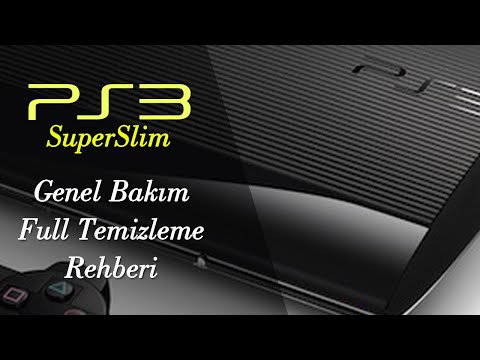 PS3 Super Slim Bakım & Temizleme Nasl Yapılır? Fan Sesinden Tamamen Kurtulun. PS3 Bakım Rehberi..