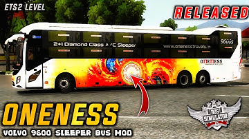 Download ONENESS VOLVO 9600 SLEEPER BUS MOD for bus simulator indonesia | BUSSID V4.4.1 |#bussidmods