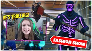 WE TROLLED FORTNITE FASHION SHOWS..