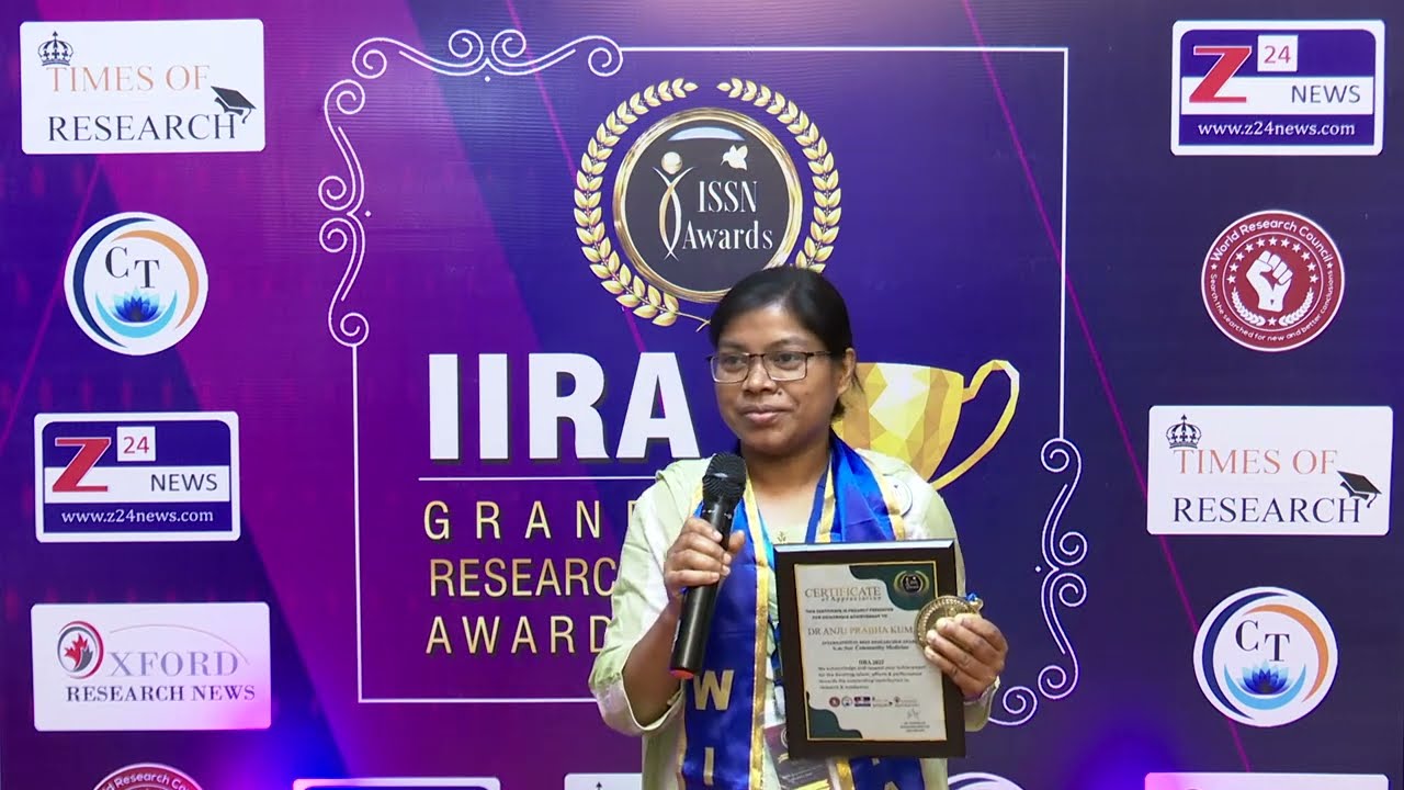 DR. ANJU PRABHA KUMARI, INTERNATIONAL BEST RESEARCHER AWARD WINNER INTERVIEW ON IIRA 2022.
