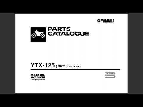 Yamaha YTX 125 Manual (Motorcycle Parts) - YouTube