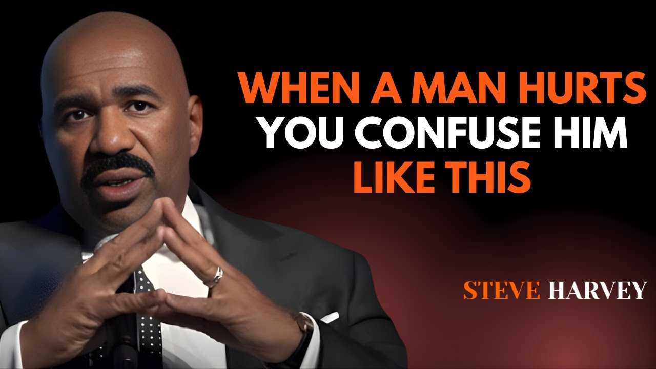 WHEN A MAN HURTS YOU, CONFUSE HIM LIKE THIS | STIVE HARVEY Motivation 💔➡️💎