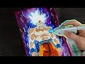 EPIC Goku Drawing with Copic Airbrush
