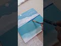 ocean painting 🖌️🎨 #viralvideo #art #acrylicscenery #acrylicpainting #painting