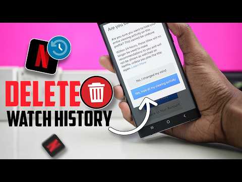 Delete Netflix Watch History FAST! Hide What You Watched!