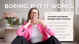 the daily habits of $100k social media managers (stop acting like a freelancer)