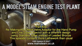 Thumbnail for A MODEL STEAM ENGINE TEST PLANT - PART #28
