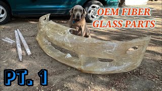 Making an Eagle Talon 2GB Widebody, PT.1: OEM BUMPER AND SIDE STRIKES 2g Dsm Talon Tsi Front Bumper Swap Vlog 101