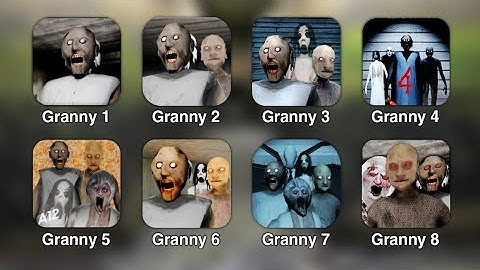 Granny 1, 2, 3, 4, 5, 6, 7 & 8 Full Gameplay | Granny New Game | Granny 5 | DVloper New Update Mod