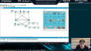 Troubleshooting NetworkChuck's Packet Tracer Lab | stream 2020/4/5