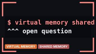 How to know shared memory between two processes
