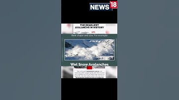 Avalanche News Today | Avalanche Video | What Is An Avalanche? | #Shorts | CNN News18