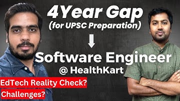 After 4 Years of Gap he became Software Engineer | UPSC to Software Developer | Truth of EdTech