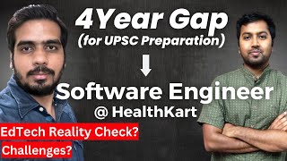After 4 Years of Gap he became Software Engineer | UPSC to Software Developer | Truth of EdTech