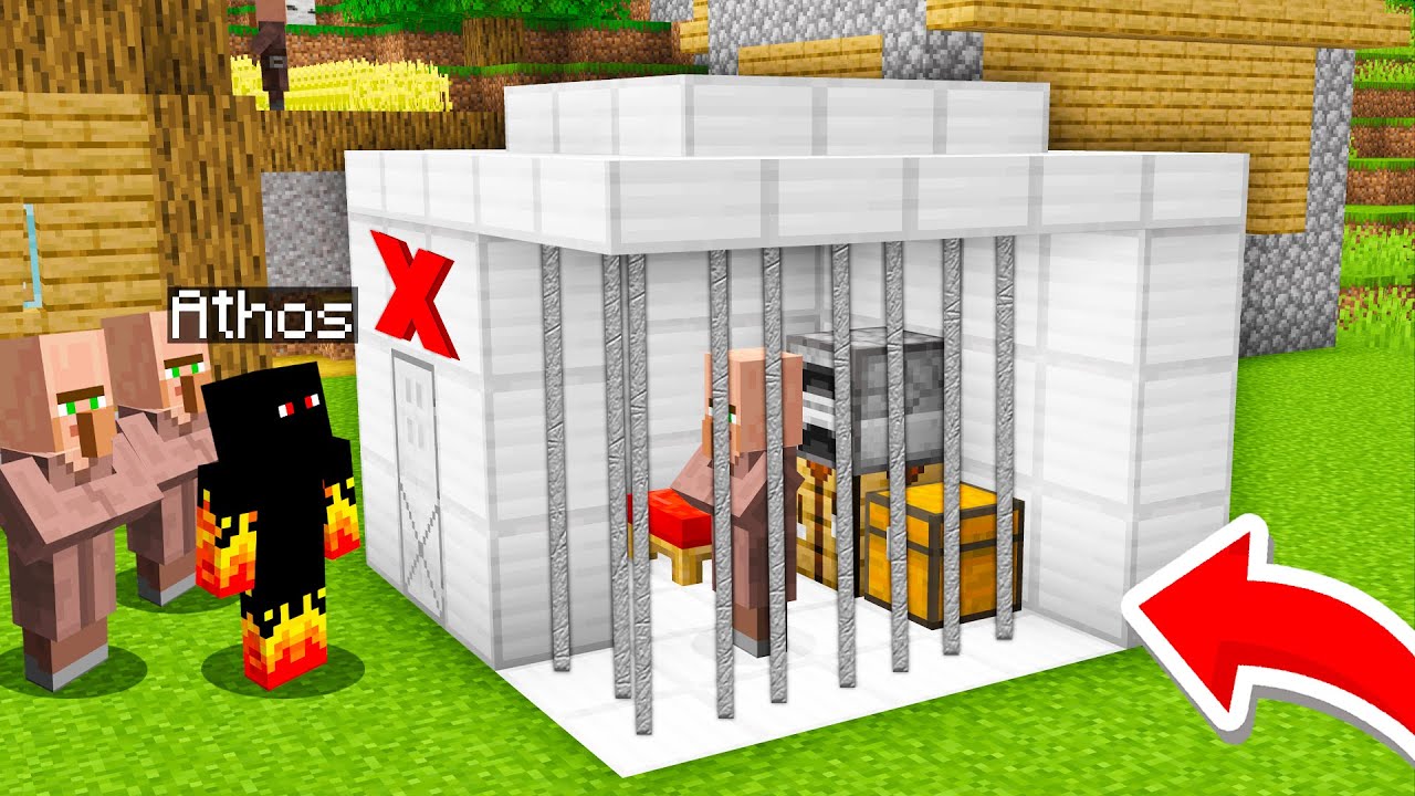 PRENDI UM VILLAGER NO MINECRAFT