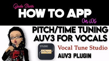 Pitch / Time Tuning AUv3 for Vocals with Vocal Tune Studio on iOS - How To App on iOS! - EP 870 S11