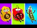 Clumsy Doodles Embrace Parenthood with Baby Veggies | Funny Stories by Doodland