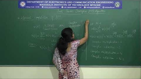 Efficient Computation of DFT|VSEM |ECE |M2|S4