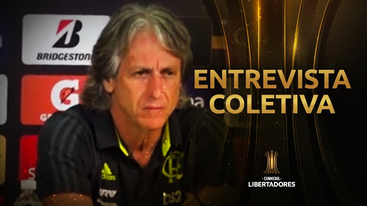 Resultado de imagem para Everton Ribeiro e Jorge Jesus concedem coletiva antes da final da Libertadores